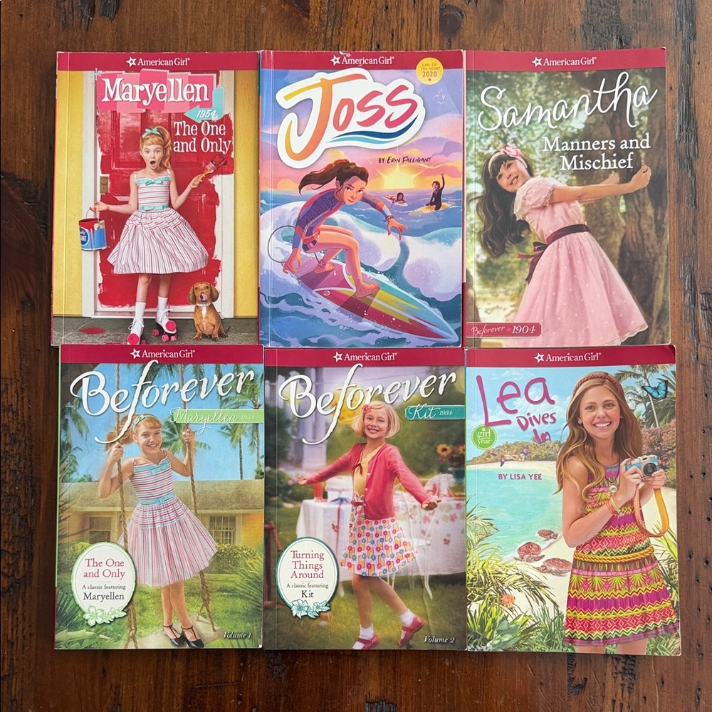 American Girl Book Collection with Vibrant Covers 6 Books